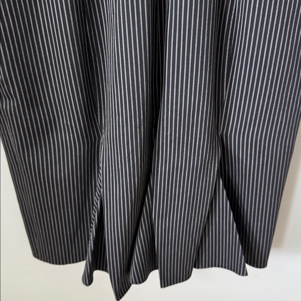 Karen Millen Black and White Pinstripe Midi Dress - Picture 8 of 10